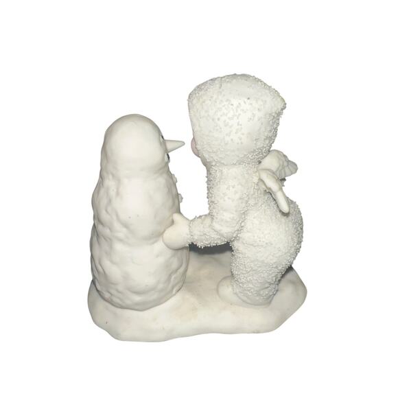 Vintage Department 56 Snowbabies Winter Tales “Why Dont You Talk” figurine - Picture 4 of 7